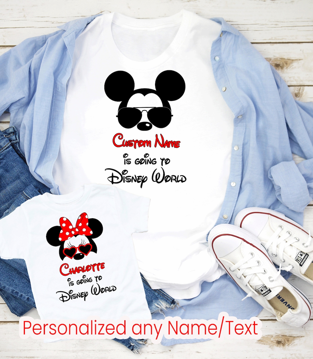 Disney Camisetas Estampadas De Familia Camiseta De La Familia