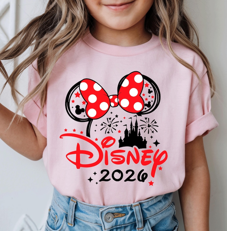 Custom Disney 2026 Shirt, 2026 Disney Tees, Disneyworld Shirts, Disney Trip Shirts, Disney Family Matching Shirt, Disney Vacation T-Shirt image 4