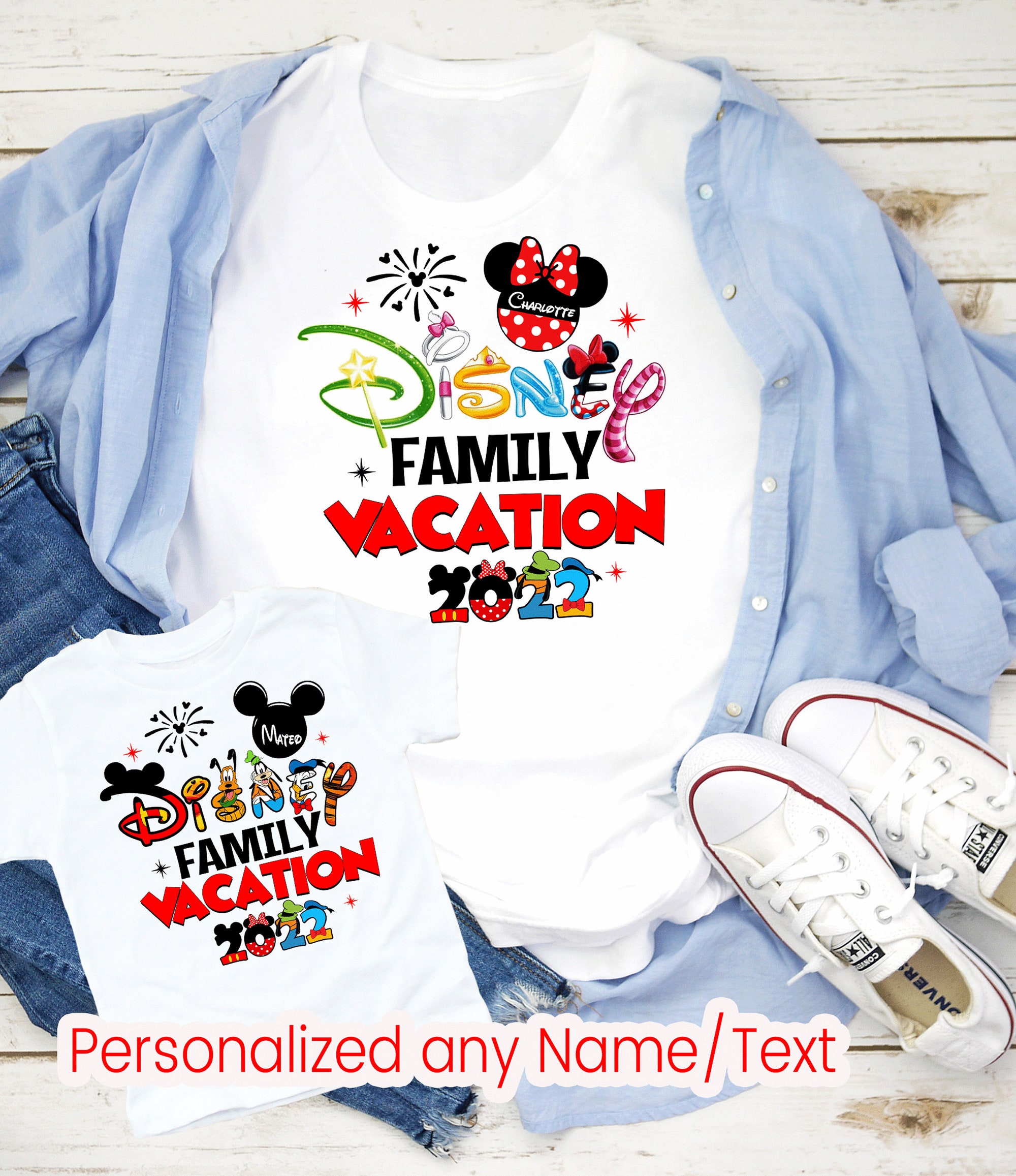 Discover Disney Family Vacation 2022, Disney Family Trip, Disney Matching Shirts, Family Vacation Shirt, Disney Vacation Shirt, Personalized Tee D172