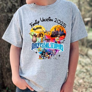 Universal Studios 2025 Family Trip Shirts, image 3