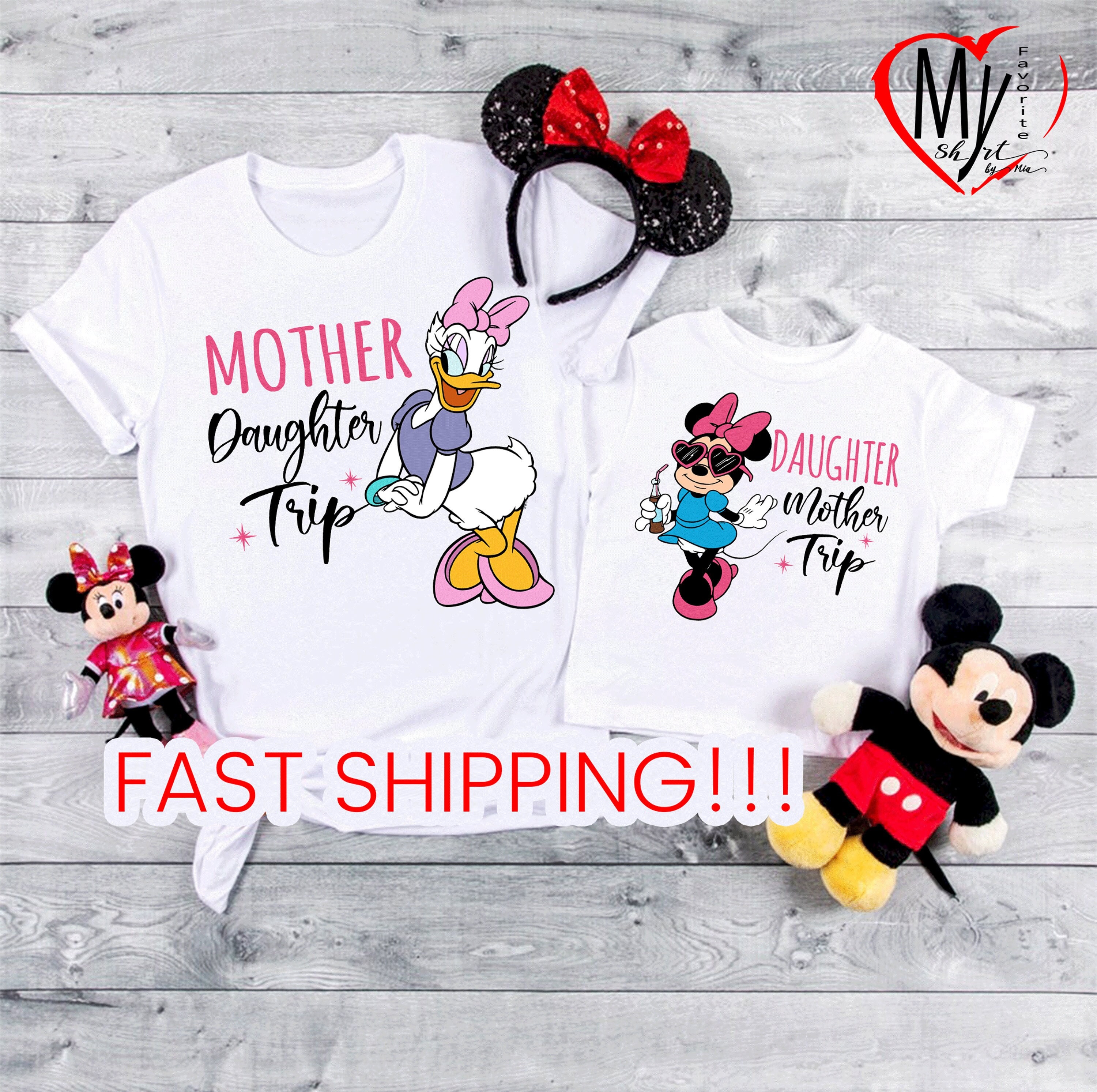 Mom Daughter Minnie Outfit Etsy