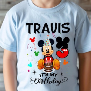 Mickey Birthday Family Shirt, Birthday Matching Family Shirt, Mickey Birthday Shirt, Birthday Disney Family Shirt, Birthday Boy Family Shirt