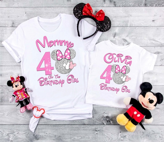 Camisa familiar de cumpleanos de Minnie camisa familiar a juego de cumpleanos camisa familiar de Disney de cumpleanos camisa familiar de cumpleanera camisa de cumpleanos de Minnie Etsy Mexico
