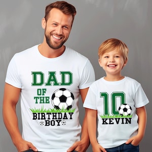 Birthday Boy Soccer Shirt, Matching Family Birthday Shirt, Custom Soccer Birthday Shirt, Sports Lover Family Shirt, Soccer Birthday Gift 324