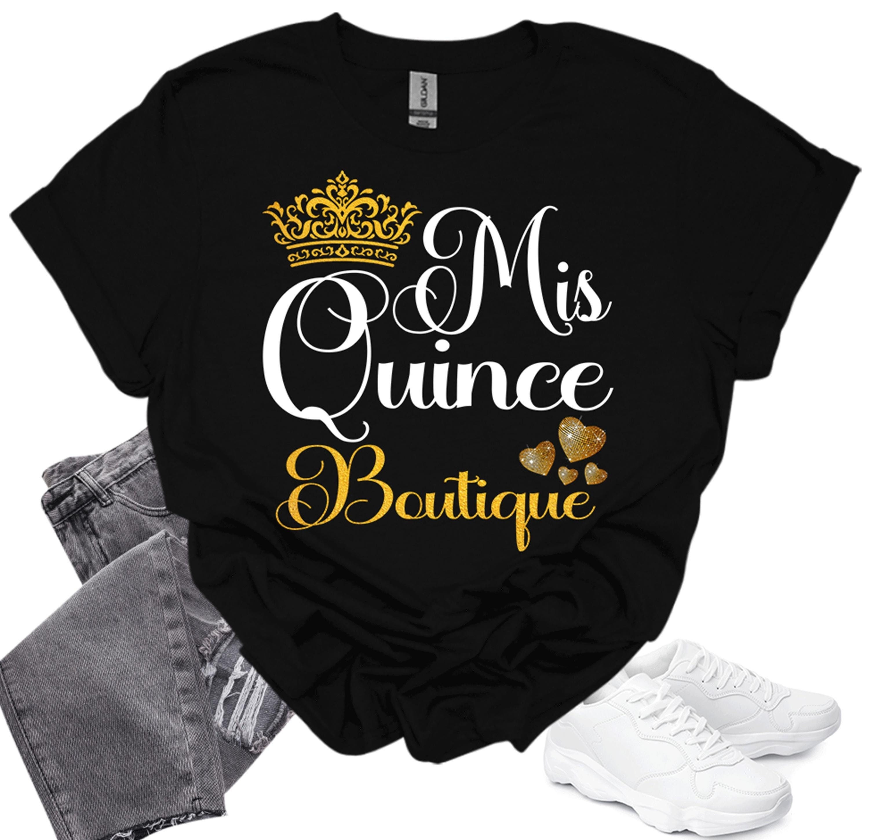 Mis Quince Squad Shirt, Quinceanera Gift Shirt, 15th Birthday Shirt, Quinceanera Matching Tee, Feliz Cumpleanos Shirt, Sweet 15 Gift Shirt