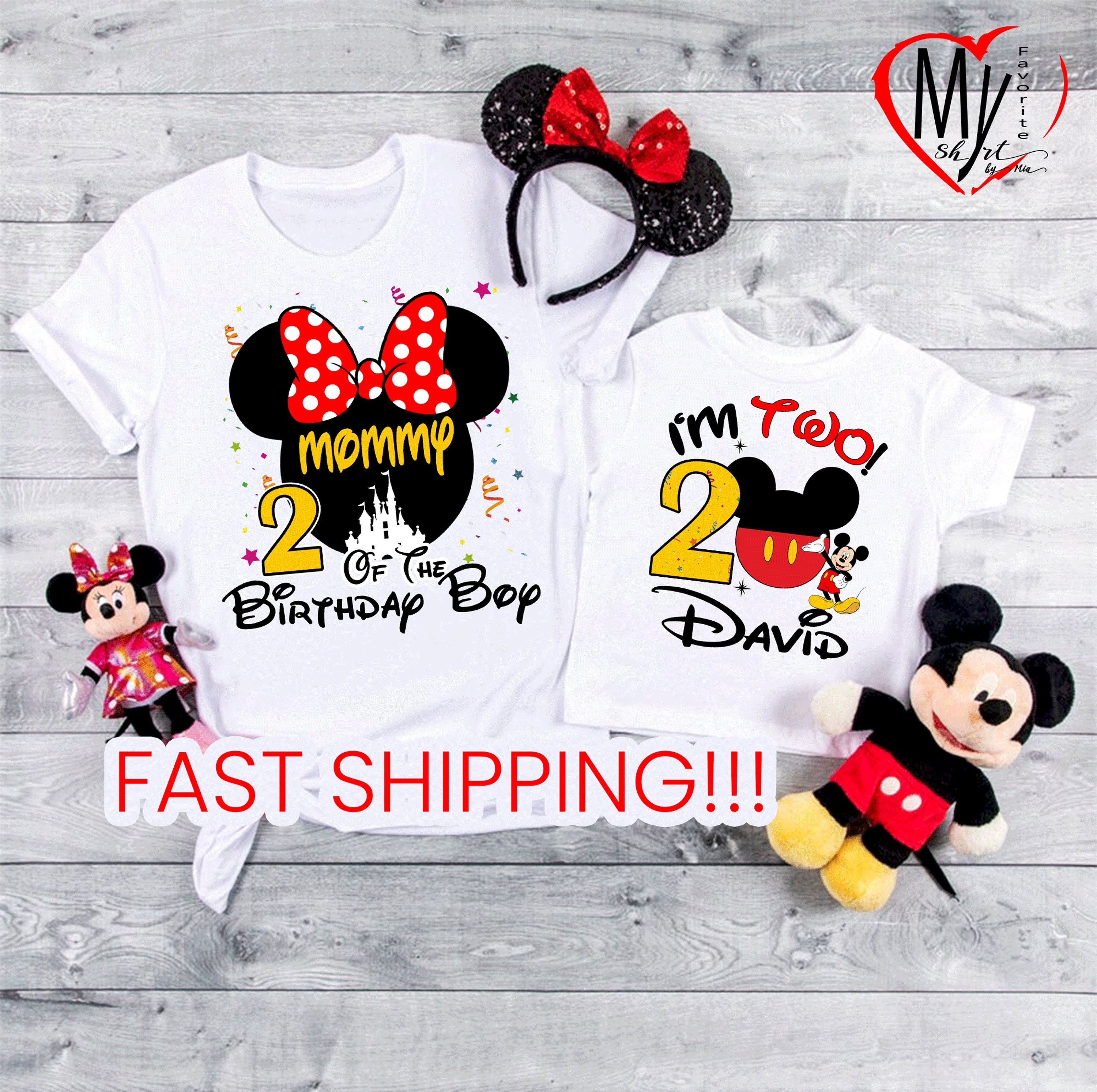 Mickey mouse family shirts best sale birthday