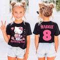 Personalized Hello Kitty Birthday Shirt: Custom Family Matching Outfit D440