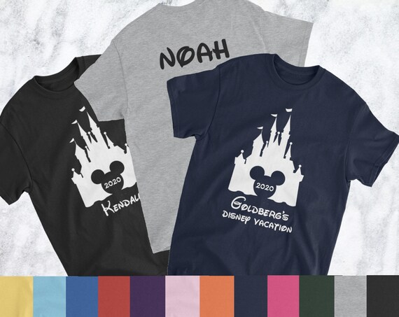 etsy disneyland family shirts