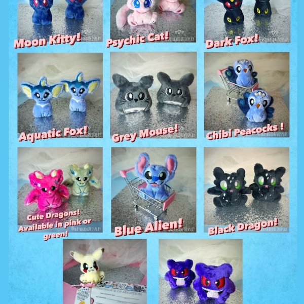 Mystery Mini Adorable Pocket Pet ~ Collect Them All ~ Mystery Plush!