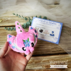 Stachelrochen Fidget Taschenfreund ~ Taschenrochen ~ Sorgentier ~ Verpackt auf Rückkarte mit Mini-Adoptionsurkunde!
