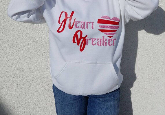 Heartbreaker Hoodie- Fashion Valentine's Sweatshirt- Heartbreaker Custom  Hoodie- Fashion Hoodie - Etsy