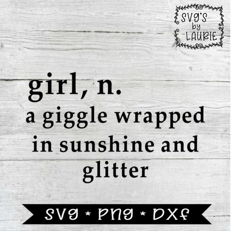 Girl definition SVG Baby girl SVG Nursery SVG Miracle Etsy