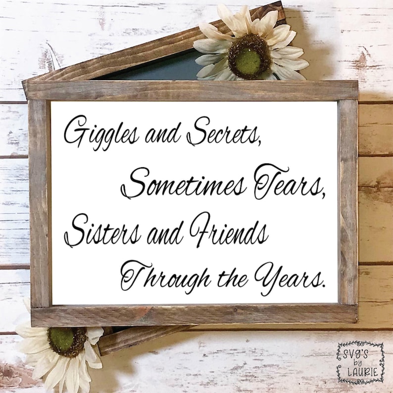 Download Sister SVG Friends SVG Best Friends SVG Sisters quote | Etsy