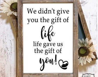 Adoption SVG / Gift of life SVG / Baby SVG  / Children svg / Blended Family svg / Miracle svg / Family svg / Kids svg / Cricut cut file