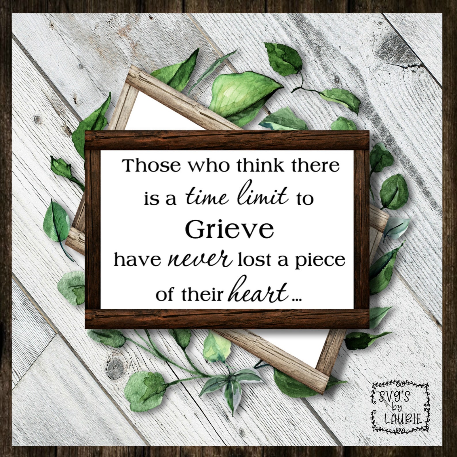 Time Limit to Grieve SVG / Loving Memory SVG / Angel Quote Svg ...