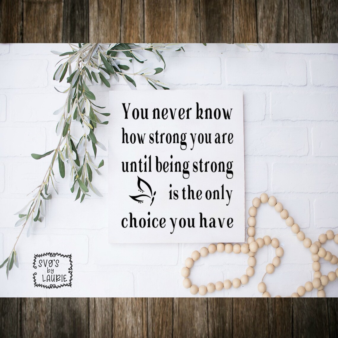 Strong is the Only Choice SVG Faith SVG Inspirational SVG | Etsy