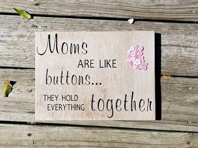 Moms Are Like Buttons They Hold Everything Together SVG Moms - Etsy
