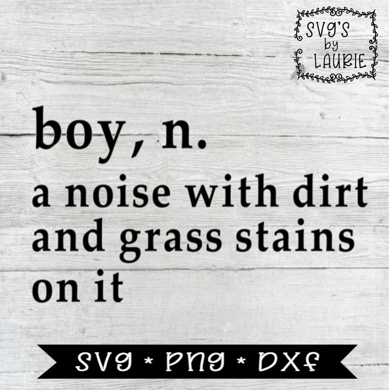 Boy Definition SVG Baby Boy SVG Nursery SVG Miracle Svg Etsy