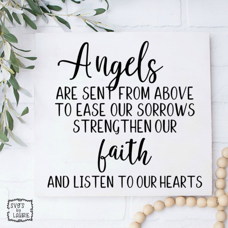 Angels are sent from above SVG