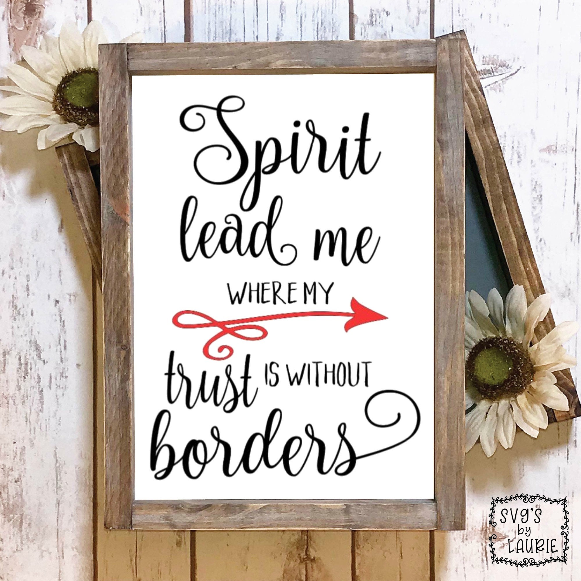 Trust Your Inner Guide Vector Spirit Lead Me Where My Trust is Without Borders SVG / Heaven SVG ...