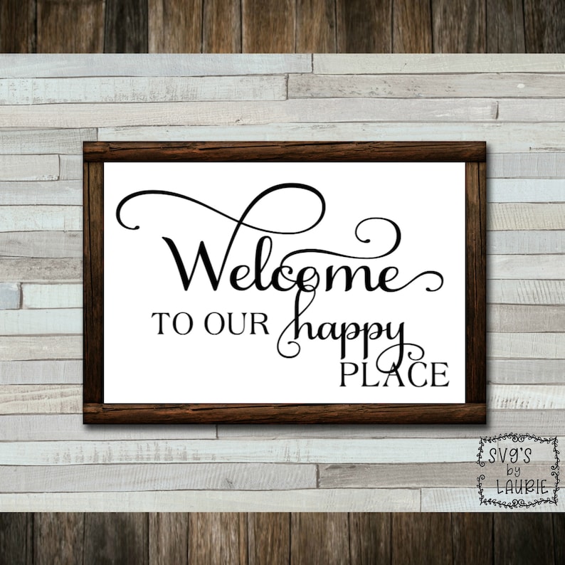 to Our Happy Place SVG Family SVG Home SVG Etsy