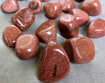 Goldstone Tumbled Stone
