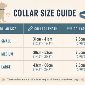 Chelsea Dog Collar | Adjustable Handmade Dog Collar for Small Medium Large Dogs | Colourful Pet Collar 画像 4