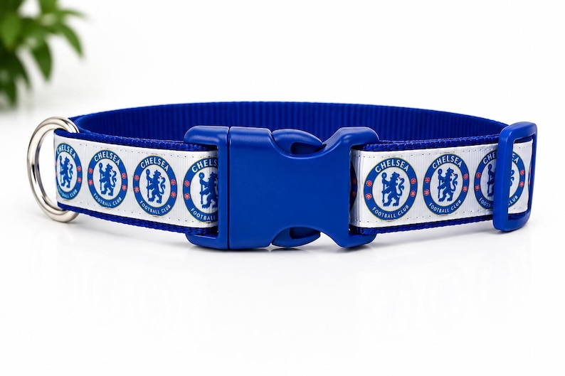 Chelsea Dog Collar | Adjustable Handmade Dog Collar for Small Medium Large Dogs | Colourful Pet Collar 画像 2