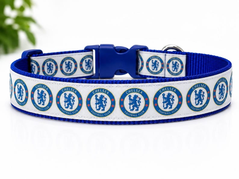 Chelsea Dog Collar | Adjustable Handmade Dog Collar for Small Medium Large Dogs | Colourful Pet Collar 画像 1