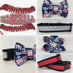 Dog Collar - Baseball