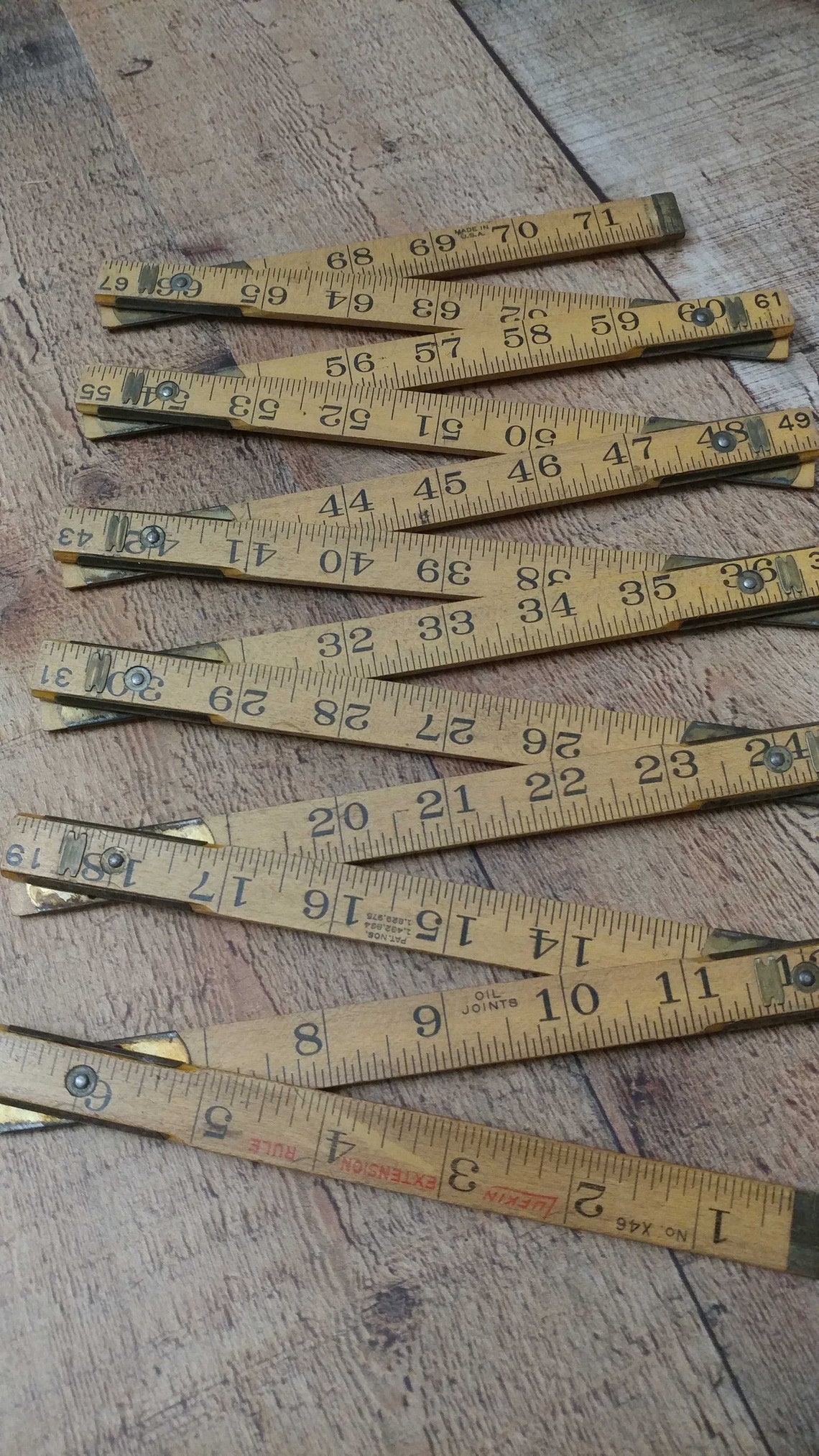 Lufkin Extension Rule No. X46 folding ruler Etsy