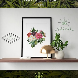 Stoner Home Decor, Marijuanna Wall Art, Cannabiss Decor, Instant Download Printable, Stoner Art, Gift for Stoner, Stoner Poster