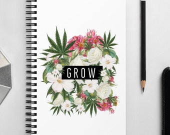 Personal Notebook, Cannabis Notebook, Journal Notebook, Marijuana Journal, Garden Journal, Growers Journal