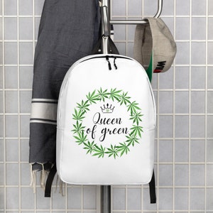 Backpack for women, Marijuana Gift, Bookbag for girls, Marijuana accessories, Marijuana Bag, Stoner essentials, Stoner Gifts