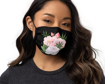 Cannabis Face Mask, Premium Face Mask With Nose Wire and Filter Pocket Washable, Washable Marijuana Face Mask