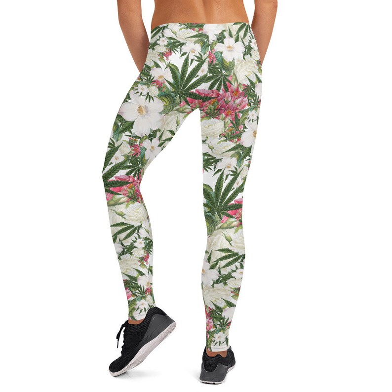 Cannabis Gift for Her Stoner Gift for Her Leggings for Women Stoner Aesthetic Stoner Girl Gift Stoner Girl Clothing Weed Leggings
