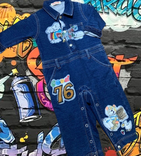 Super cool denim jumpsuit boilersuit