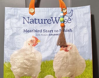 Upcycled tote bags