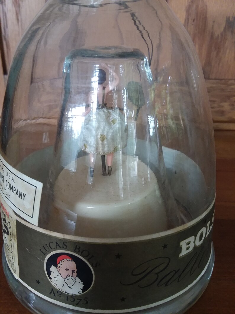 Vintage Bols BALLERINA MUSIC BOX Liquor Bottle Plays Etsy