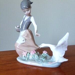LLADRO Figurine &quot;AGGRESSIVE GOOSE&quot;, 1288, Made in Spain, Vintage, Retired