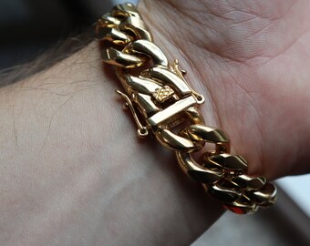 アクセサリー MADE IN CALIFORNIA T-BAR CUBAN BRACELET T-bar.Cuban Bracelet ( コマ中 ) / MADE IN CALIFOR