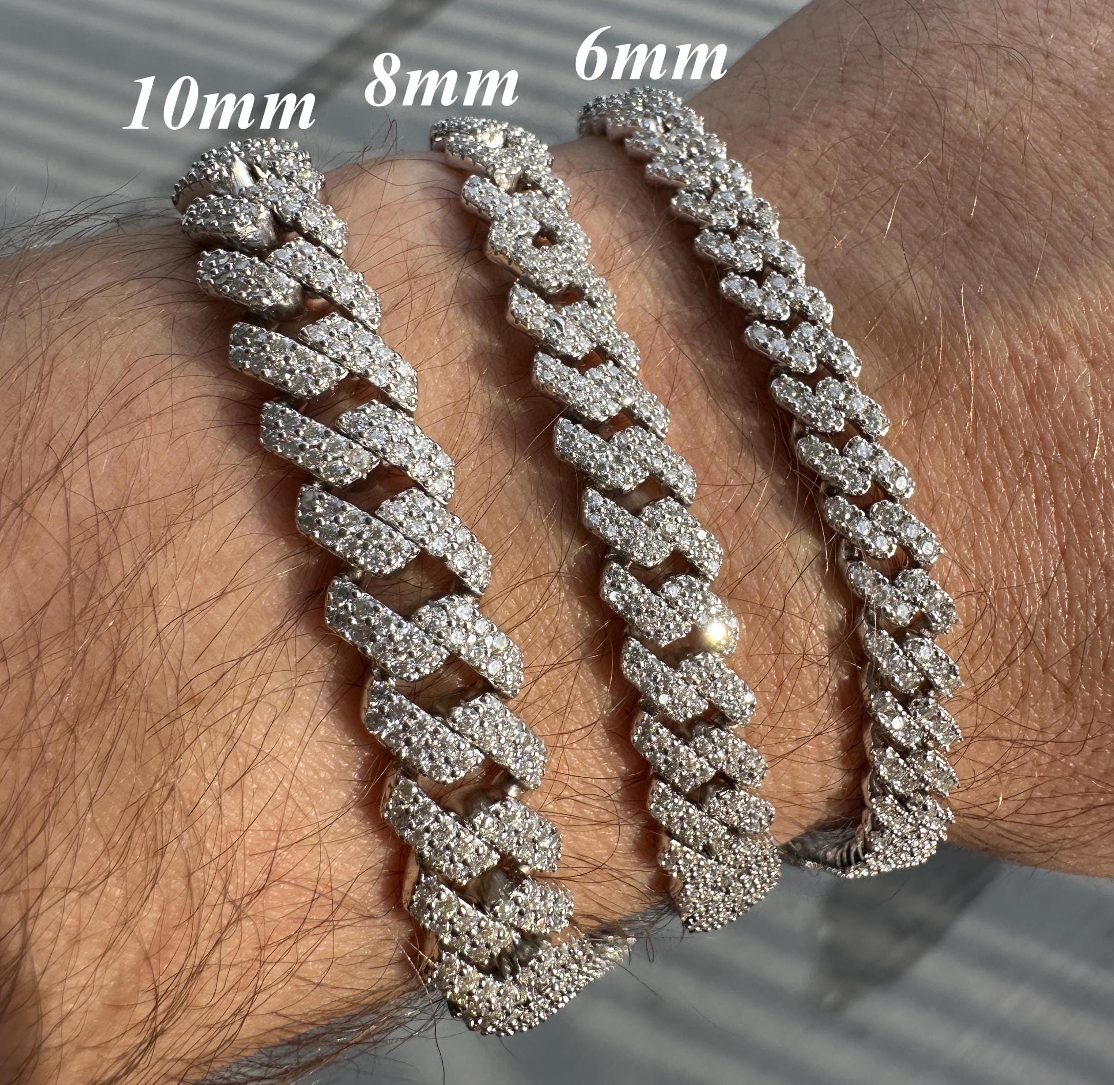 Moissanite cuban chain - Etsy 日本 Moissanite cuban chain - Etsy 日本