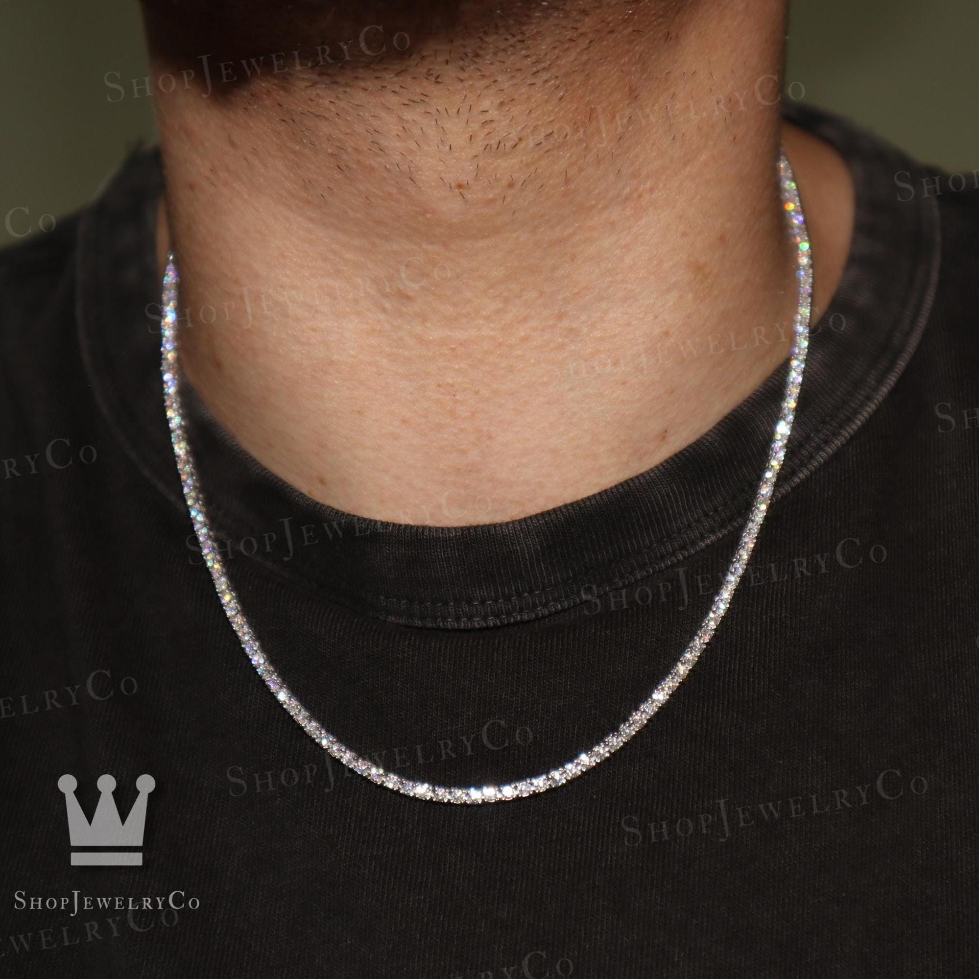 VVS1モアッサナイトダイヤモンド 925スターリングシルバー 2mm 3mm 4mm