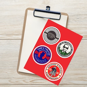 History Sticker Set, Rasputin, Black Death Plague, Abe Lincoln, DB Cooper, Sarcastic History Stickers for Laptop Water Bottle Journal
