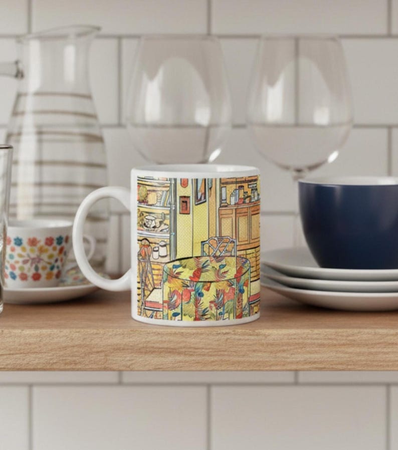 Golden Girls Kitchen Mug, 80s TV Nostalgia Coffee Cup for Cozy Retro Kitchens image 9