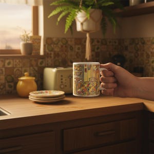 Golden Girls Kitchen Mug, 80s TV Nostalgia Coffee Cup for Cozy Retro Kitchens image 5