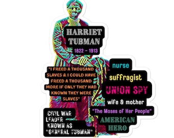 Harriet Tubman Sticker: Women in American History