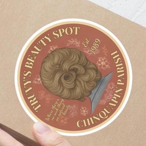 Sticker grain de beauté Truvy's • Sticker nostalgie « Beauté naturelle » pour ordinateur portable ou bouteille d'eau