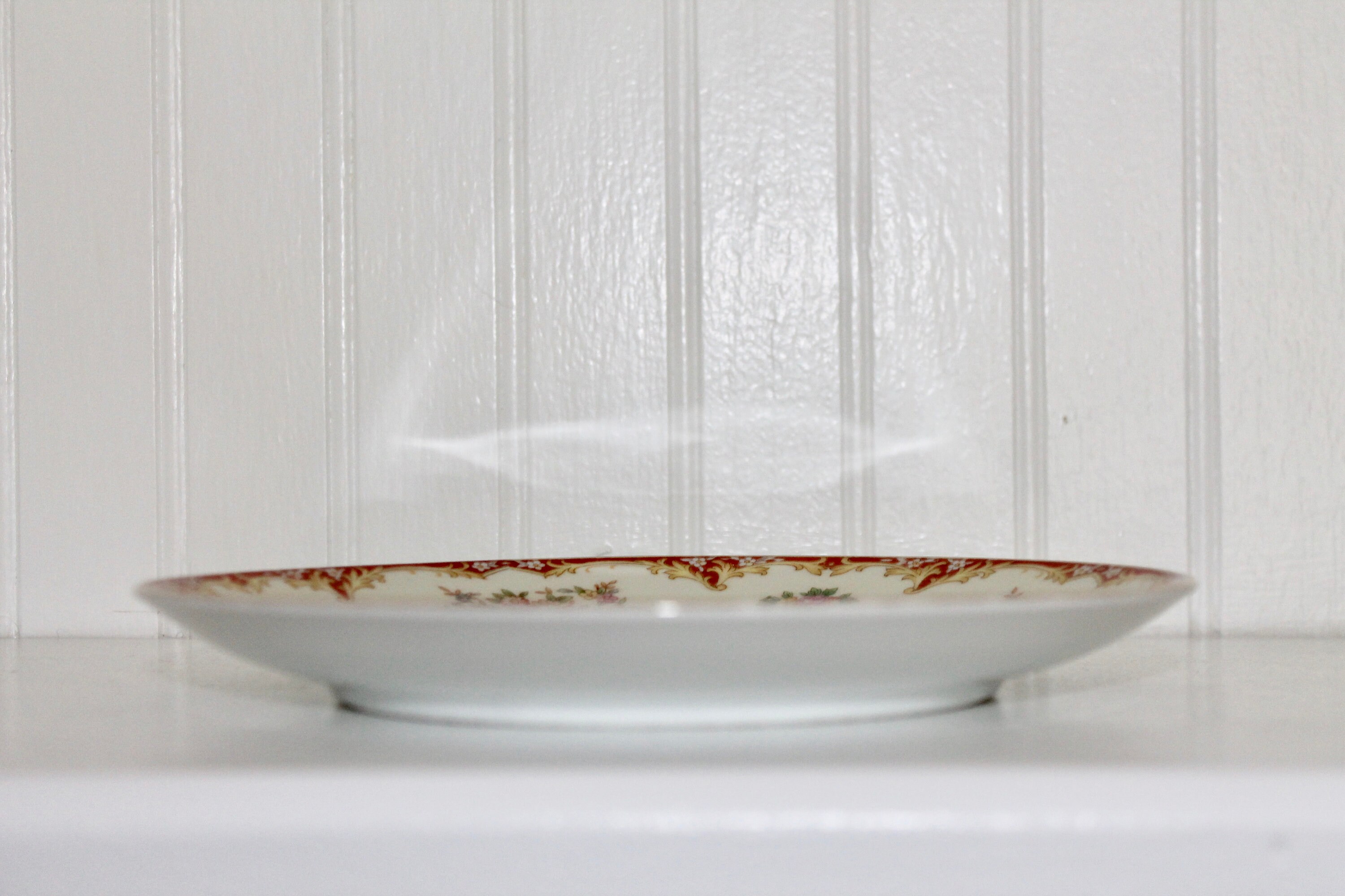 Noritake 1930s Vintage Floral Coupe Salad Plate Morimura