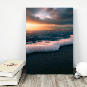 Santa Monica Beach Print,Photo Print, Printable Art, Los Angeles Poster, LA skyline, California Prints, Large Wall Art. Santa Monica Pier
